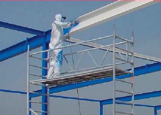 運城鋼結構構件油漆的噴涂，防腐防火都不能少